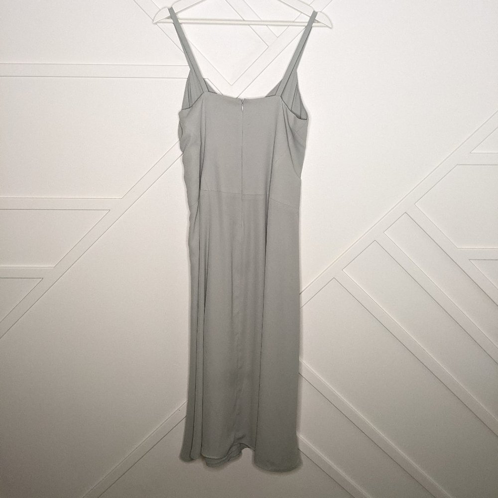 Aritzia Babaton Jacorey Midi V neck Dress Sz/ S - Picture 9 of 9